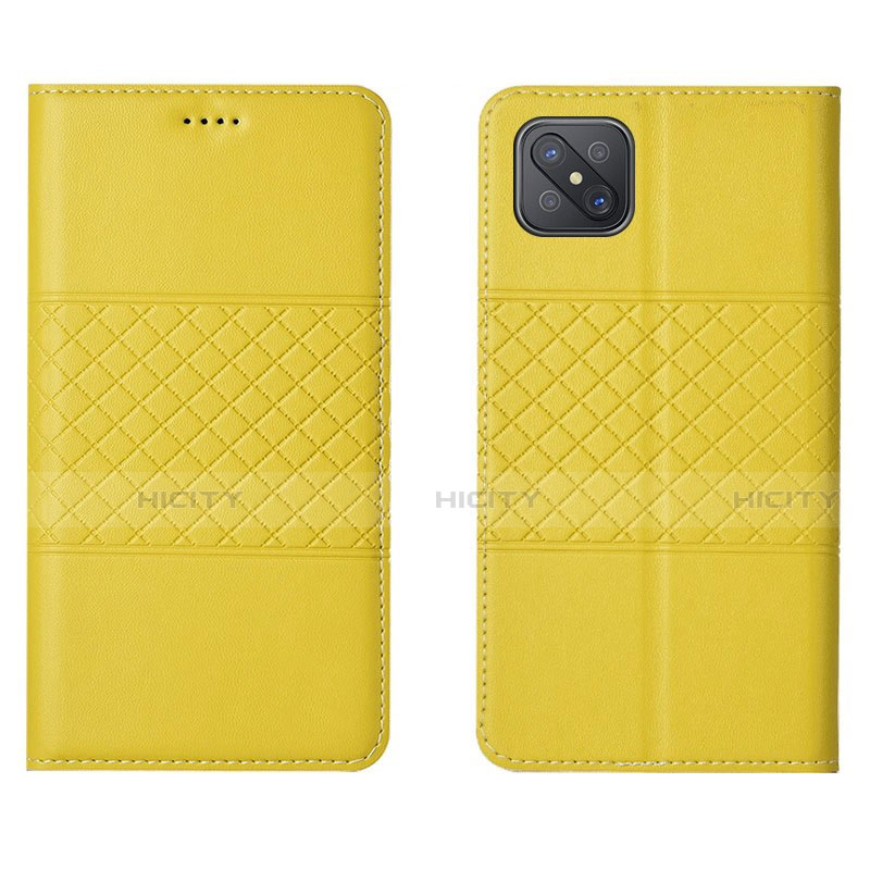 Funda de Cuero Cartera con Soporte Carcasa para Oppo Reno4 Z 5G