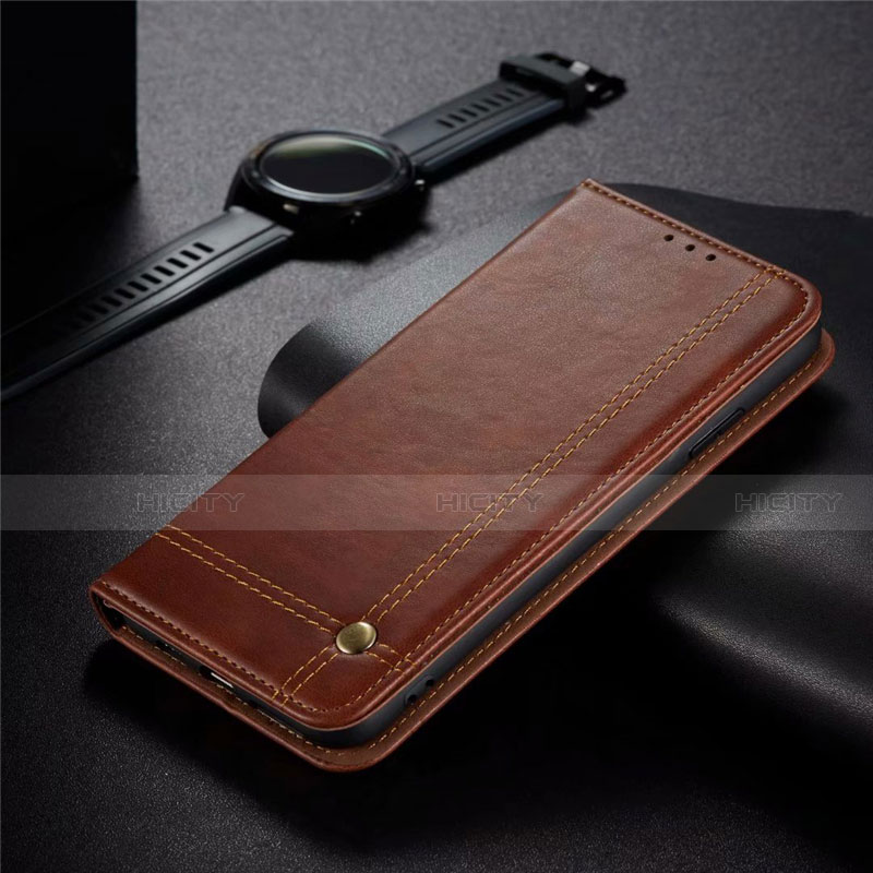 Funda de Cuero Cartera con Soporte Carcasa para Realme 5 Pro Marron