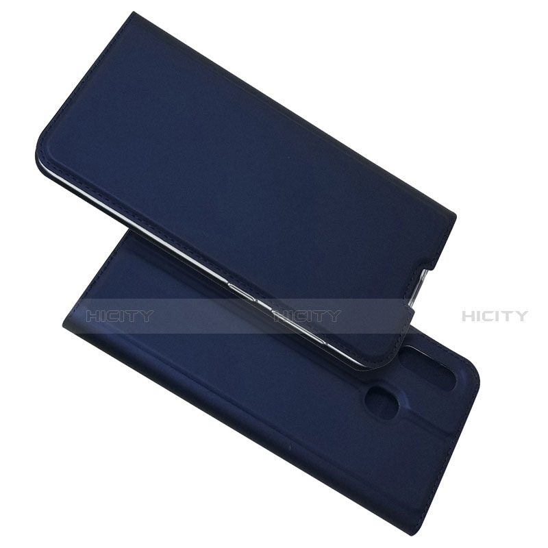 Funda de Cuero Cartera con Soporte Carcasa para Samsung Galaxy A30 Azul