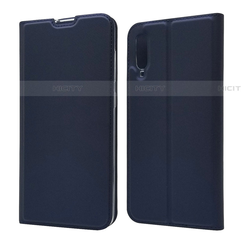 Funda de Cuero Cartera con Soporte Carcasa para Samsung Galaxy A90 5G Azul