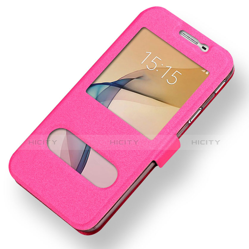 Funda de Cuero Cartera con Soporte Carcasa para Samsung Galaxy J5 (2017) SM-J750F