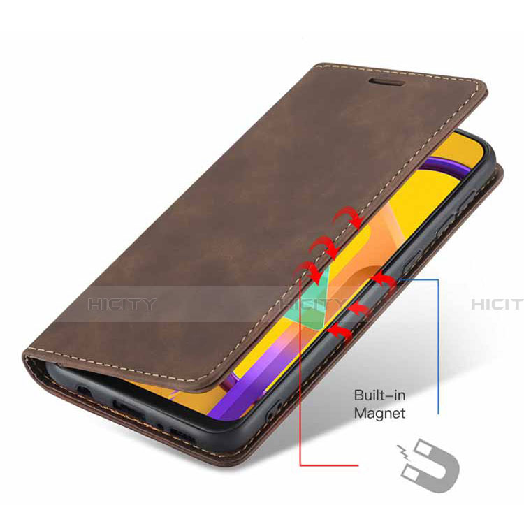 Funda de Cuero Cartera con Soporte Carcasa para Samsung Galaxy M21