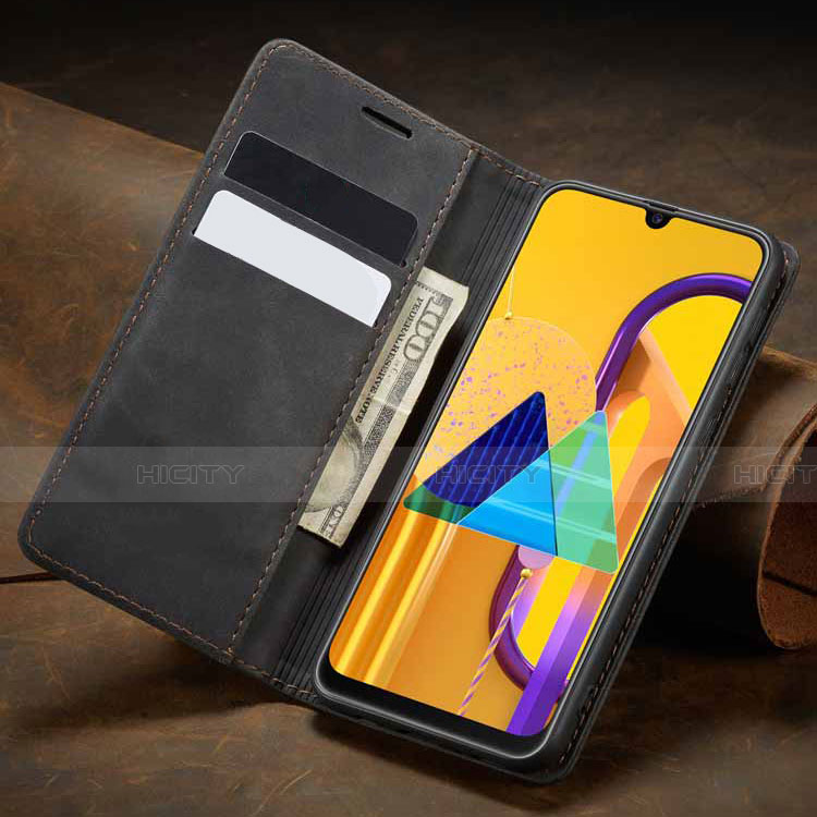 Funda de Cuero Cartera con Soporte Carcasa para Samsung Galaxy M21