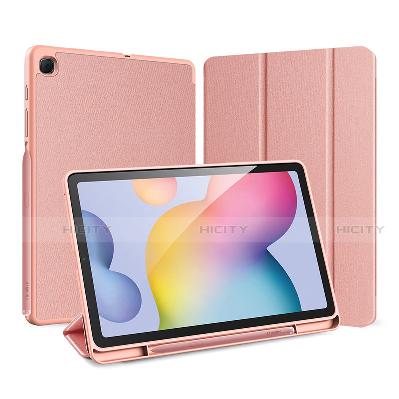 Funda de Cuero Cartera con Soporte Carcasa para Samsung Galaxy Tab S6 Lite 4G 10.4 SM-P615