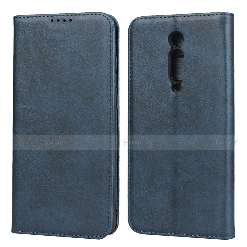 Funda de Cuero Cartera con Soporte Carcasa para Xiaomi Mi 9T Azul