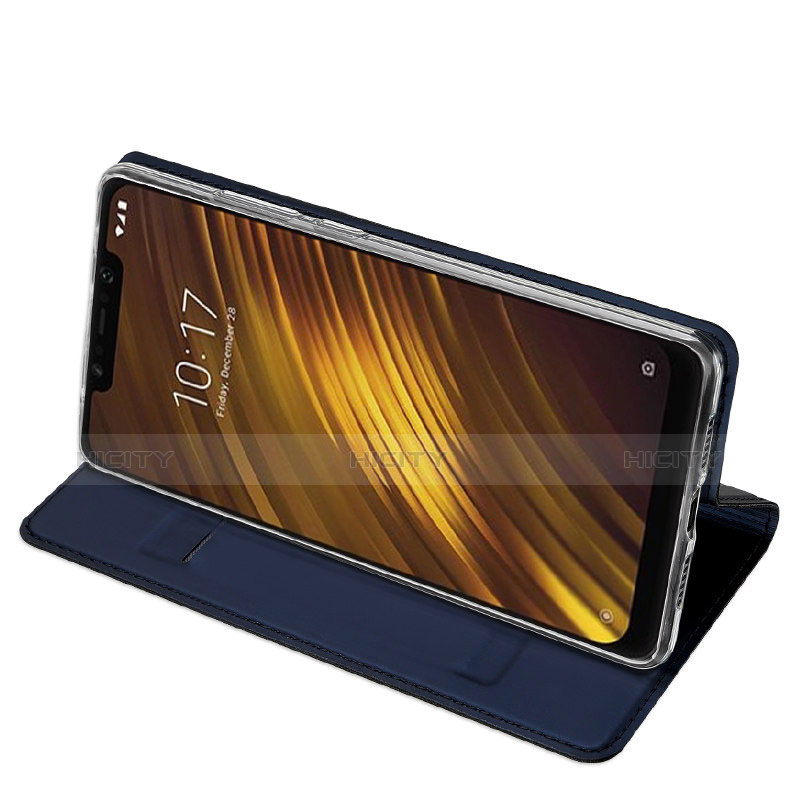 Funda de Cuero Cartera con Soporte Carcasa para Xiaomi Pocophone F1