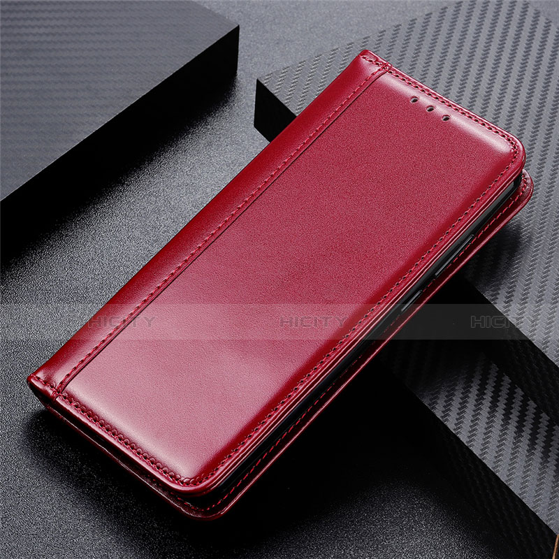 Funda de Cuero Cartera con Soporte Carcasa para Xiaomi Redmi 9AT Rojo Rosa