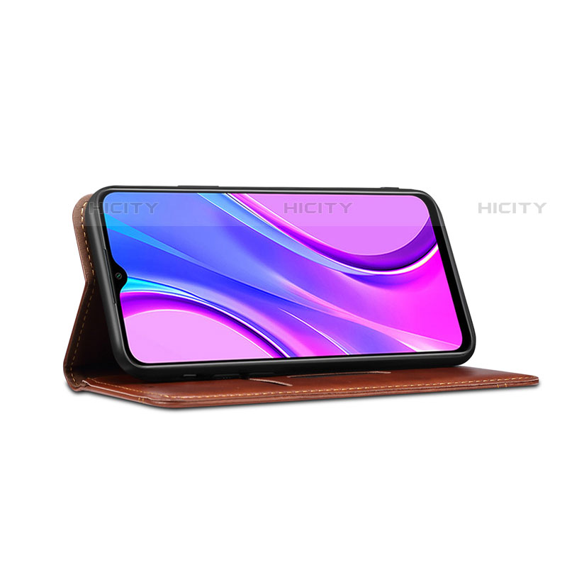 Funda de Cuero Cartera con Soporte Carcasa para Xiaomi Redmi 9C