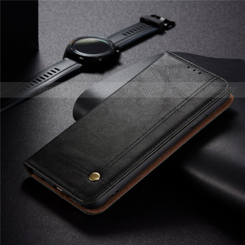 Funda de Cuero Cartera con Soporte Carcasa para Xiaomi Redmi 9C Negro