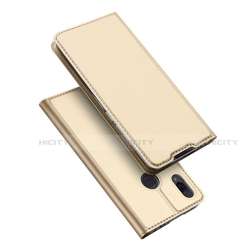 Funda de Cuero Cartera con Soporte Carcasa para Xiaomi Redmi Note 7 Pro Oro
