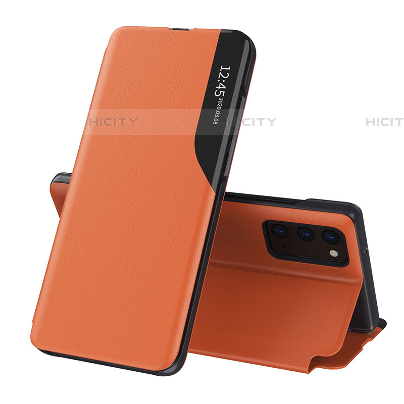 Funda de Cuero Cartera con Soporte Carcasa QH1 para Samsung Galaxy A03s