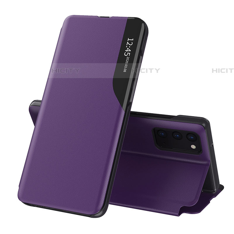 Funda de Cuero Cartera con Soporte Carcasa QH1 para Samsung Galaxy A03s