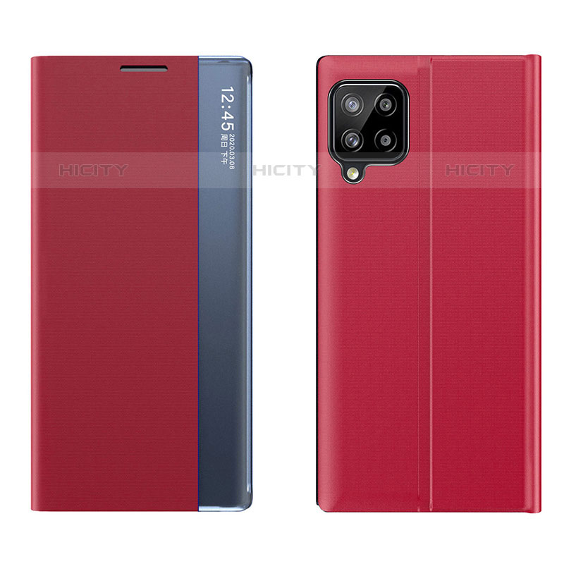 Funda de Cuero Cartera con Soporte Carcasa QH2 para Samsung Galaxy M33 5G Rojo