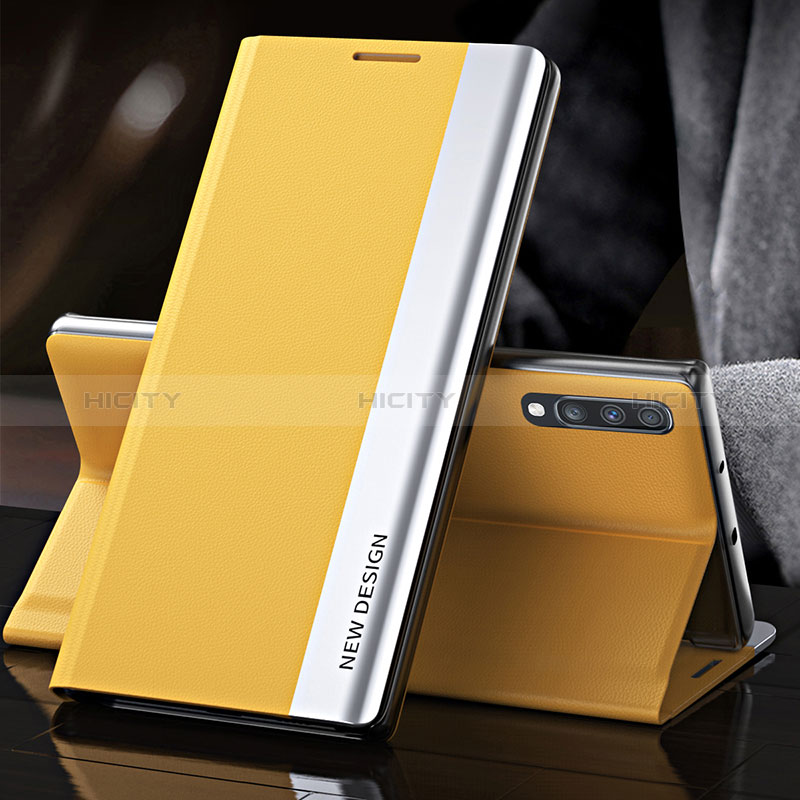 Funda de Cuero Cartera con Soporte Carcasa QH3 para Samsung Galaxy A70