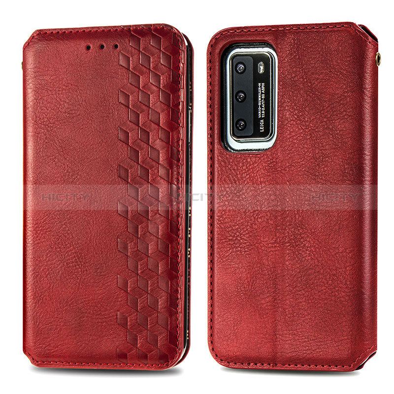 Funda de Cuero Cartera con Soporte Carcasa S01D para Huawei P40