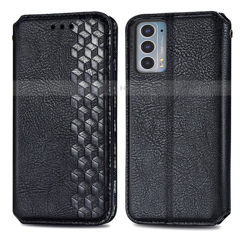 Funda de Cuero Cartera con Soporte Carcasa S01D para Motorola Moto Edge Lite 5G