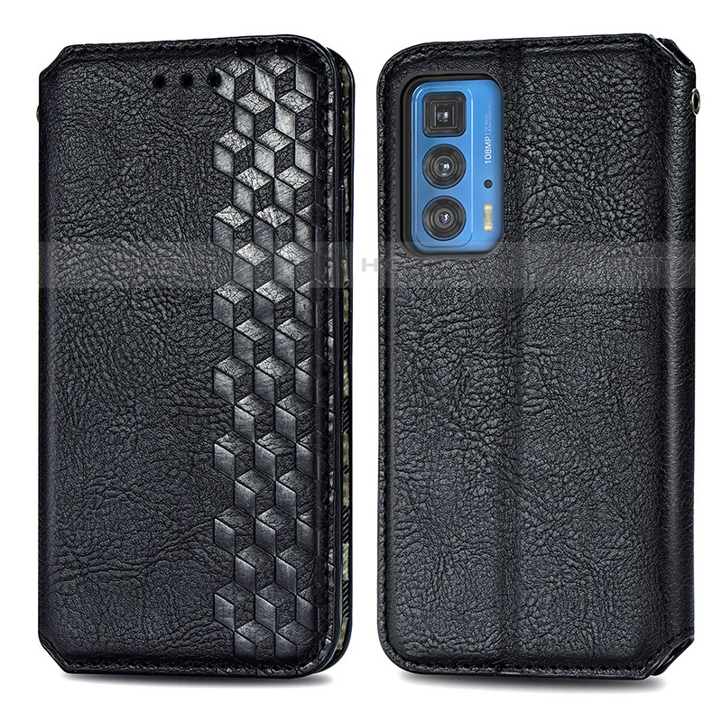 Funda de Cuero Cartera con Soporte Carcasa S01D para Motorola Moto Edge S Pro 5G