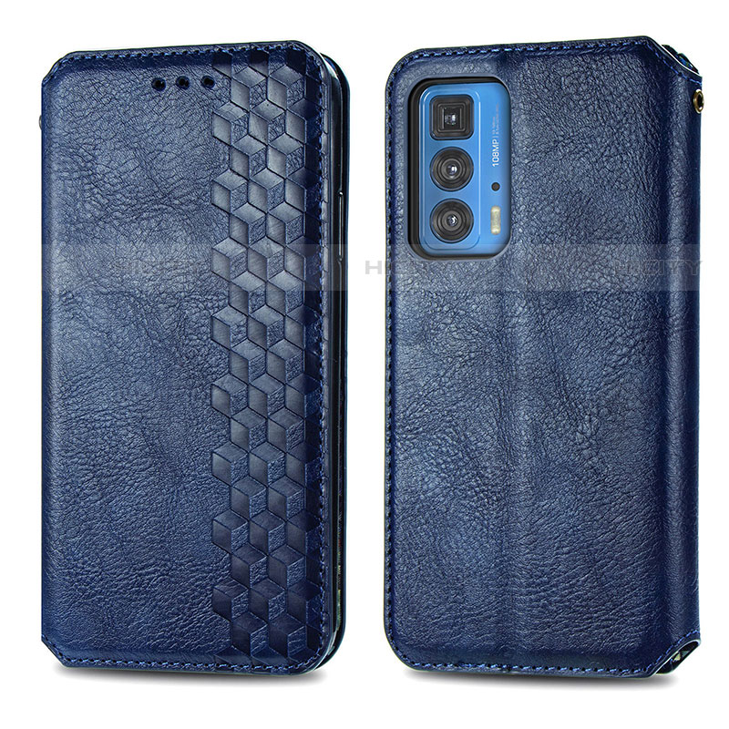 Funda de Cuero Cartera con Soporte Carcasa S01D para Motorola Moto Edge S Pro 5G