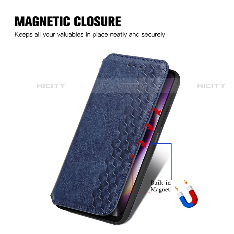 Funda de Cuero Cartera con Soporte Carcasa S01D para Motorola Moto G 5G (2022)