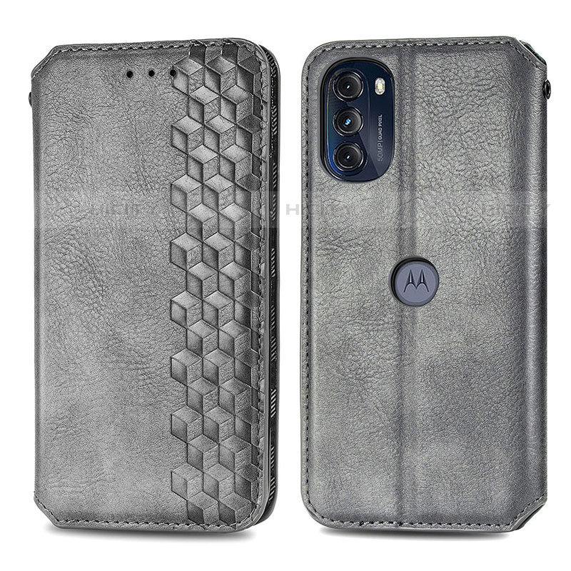 Funda de Cuero Cartera con Soporte Carcasa S01D para Motorola Moto G 5G (2022)