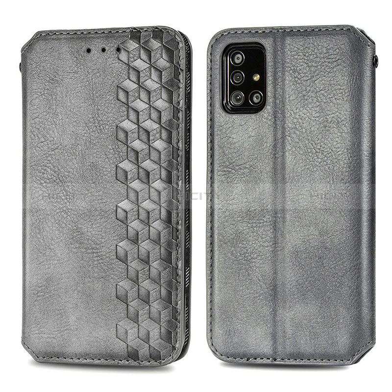 Funda de Cuero Cartera con Soporte Carcasa S01D para Samsung Galaxy A51 5G