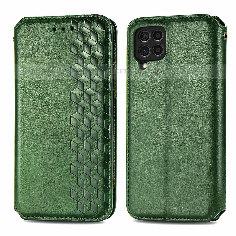 Funda de Cuero Cartera con Soporte Carcasa S01D para Samsung Galaxy M62 4G