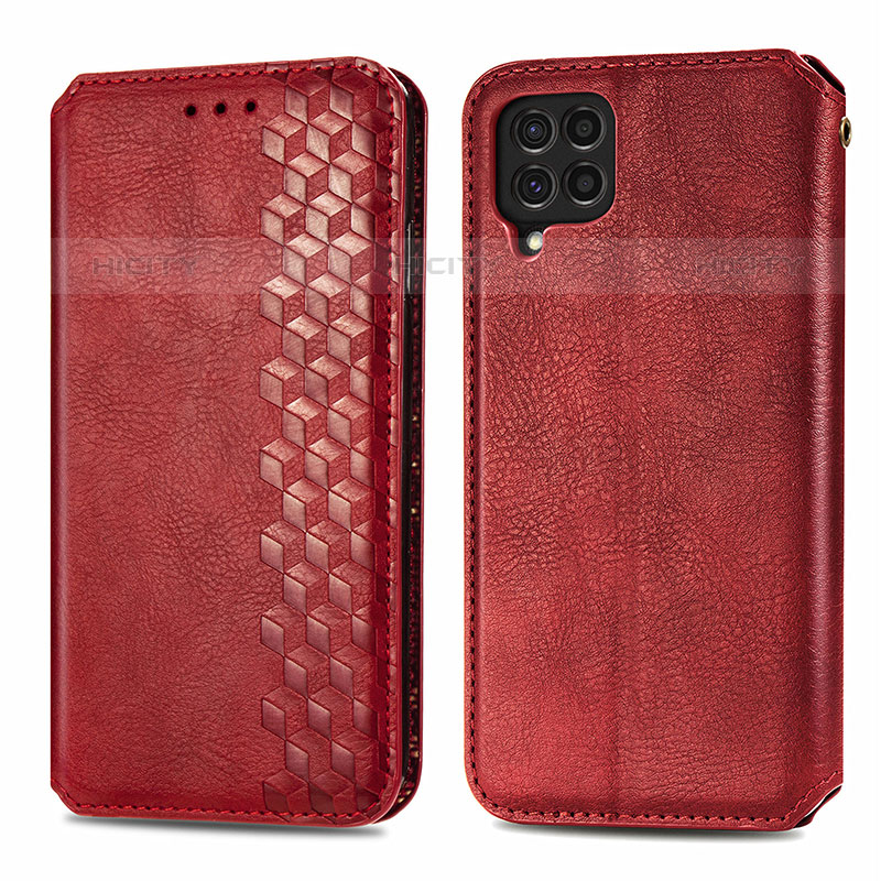 Funda de Cuero Cartera con Soporte Carcasa S01D para Samsung Galaxy M62 4G