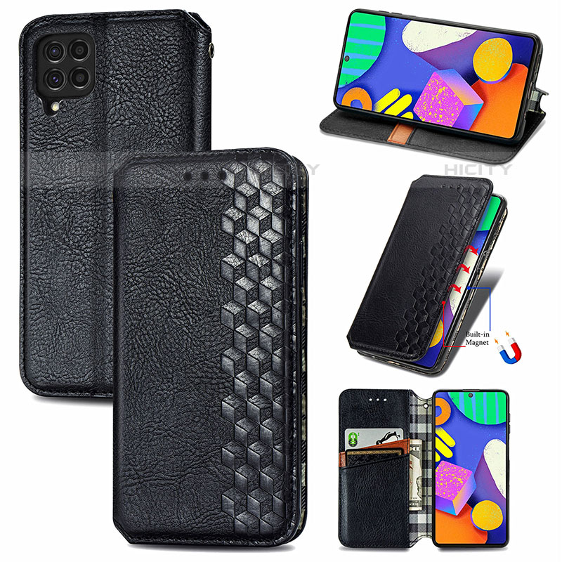 Funda de Cuero Cartera con Soporte Carcasa S01D para Samsung Galaxy M62 4G