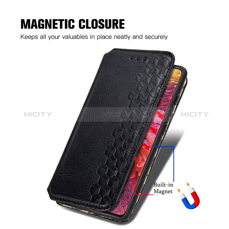 Funda de Cuero Cartera con Soporte Carcasa S01D para Samsung Galaxy S20 FE (2022) 5G