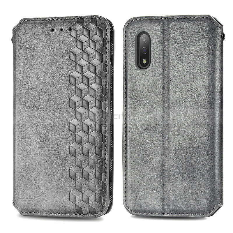 Funda de Cuero Cartera con Soporte Carcasa S01D para Sony Xperia Ace II