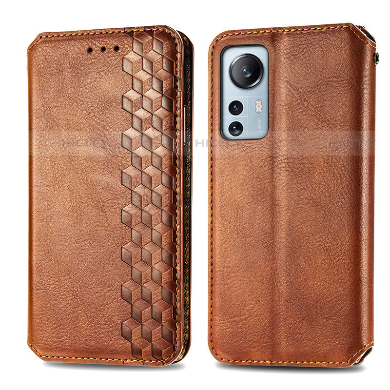 Funda de Cuero Cartera con Soporte Carcasa S01D para Xiaomi Mi 12 Lite 5G