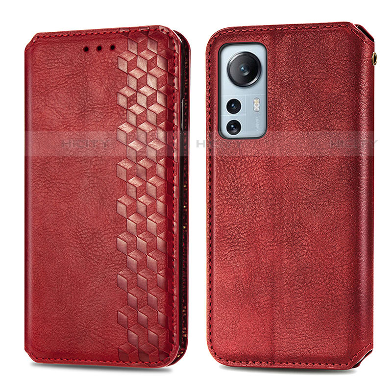 Funda de Cuero Cartera con Soporte Carcasa S01D para Xiaomi Mi 12 Lite 5G