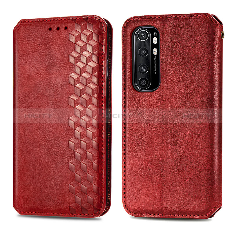 Funda de Cuero Cartera con Soporte Carcasa S01D para Xiaomi Mi Note 10 Lite