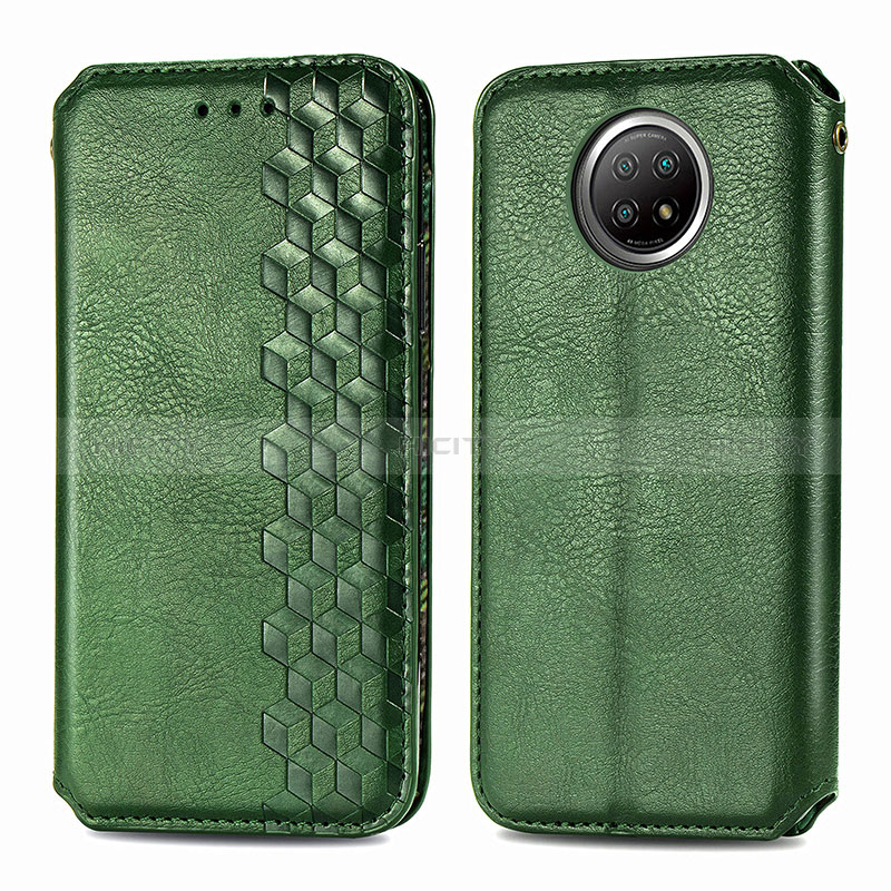 Funda de Cuero Cartera con Soporte Carcasa S01D para Xiaomi Redmi Note 9T 5G