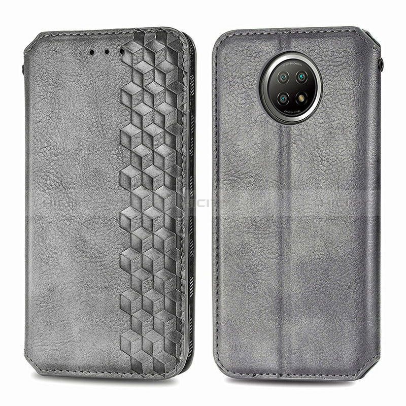 Funda de Cuero Cartera con Soporte Carcasa S01D para Xiaomi Redmi Note 9T 5G