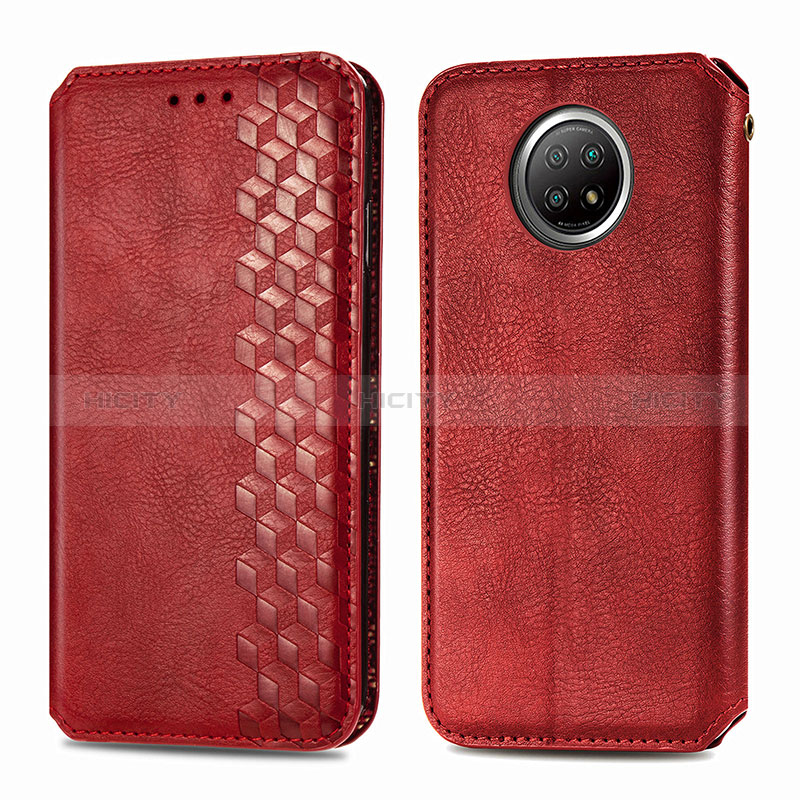 Funda de Cuero Cartera con Soporte Carcasa S01D para Xiaomi Redmi Note 9T 5G