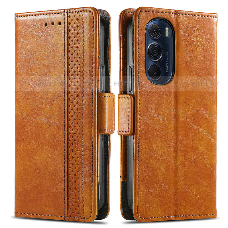 Funda de Cuero Cartera con Soporte Carcasa S02D para Motorola Moto Edge X30 5G