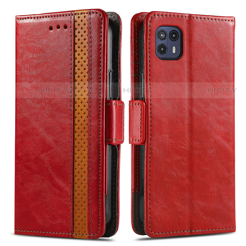 Funda de Cuero Cartera con Soporte Carcasa S02D para Motorola Moto G50 5G