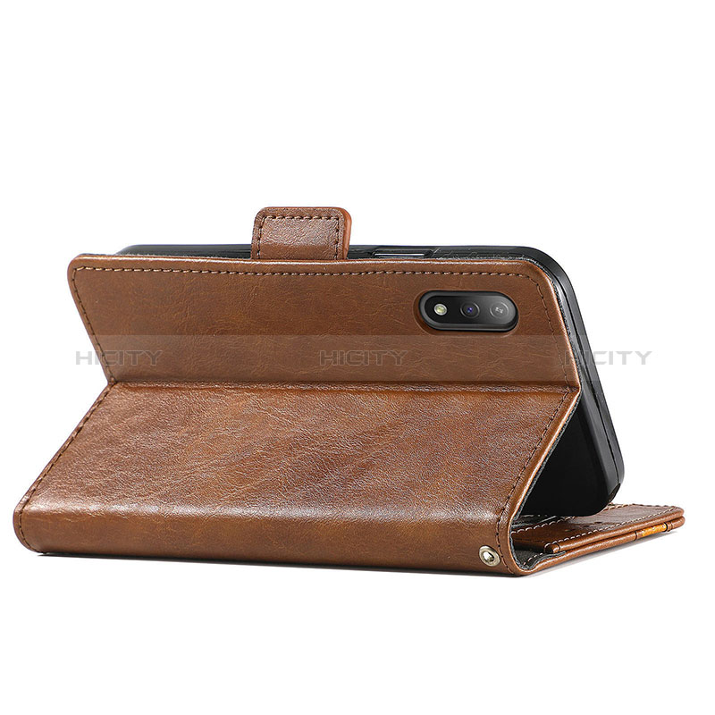 Funda de Cuero Cartera con Soporte Carcasa S02D para Sony Xperia Ace II