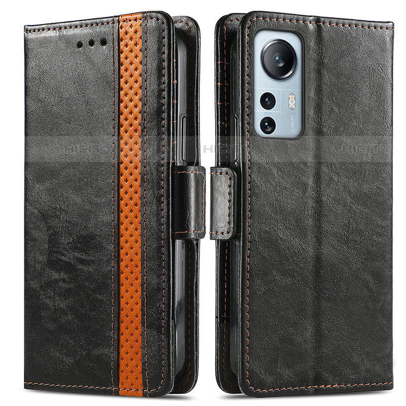 Funda de Cuero Cartera con Soporte Carcasa S02D para Xiaomi Mi 12S Pro 5G