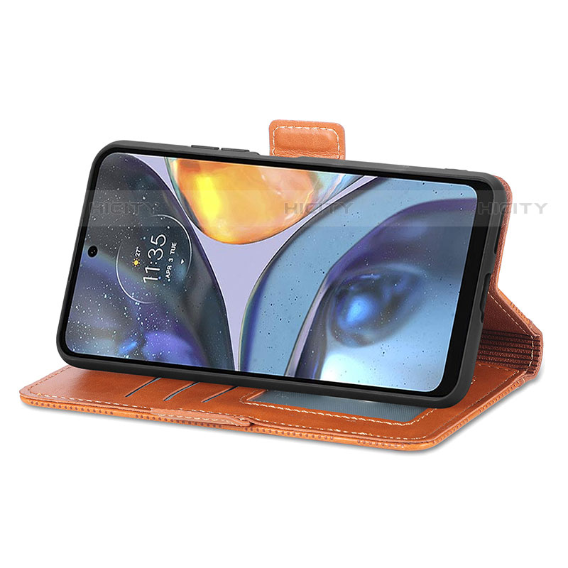 Funda de Cuero Cartera con Soporte Carcasa S03D para Motorola Moto G22