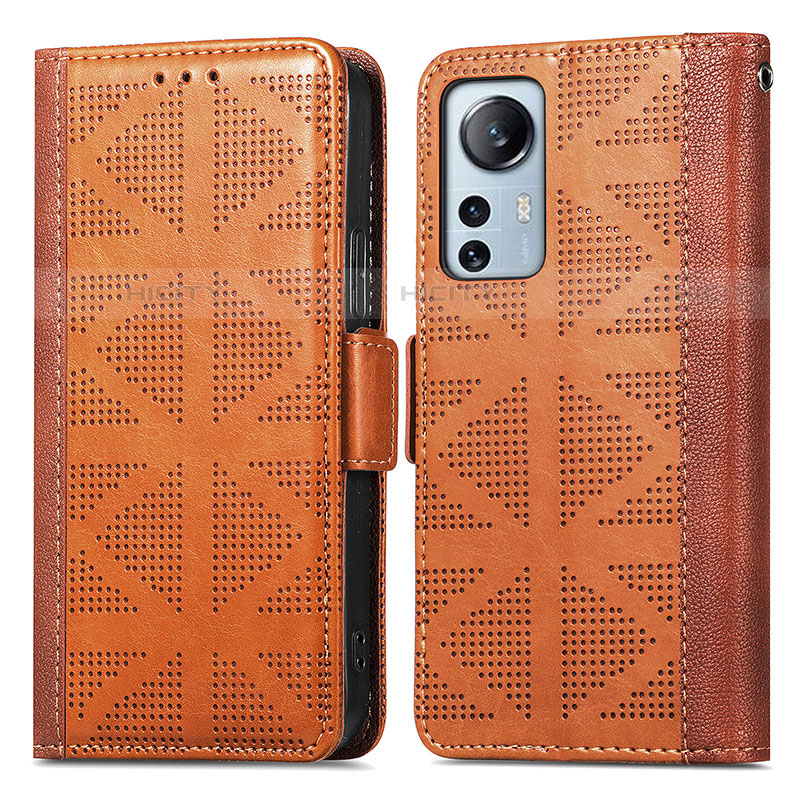 Funda de Cuero Cartera con Soporte Carcasa S03D para Xiaomi Mi 12S Pro 5G