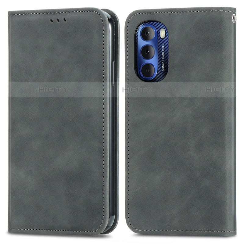 Funda de Cuero Cartera con Soporte Carcasa S04D para Motorola Moto G Stylus (2022) 4G