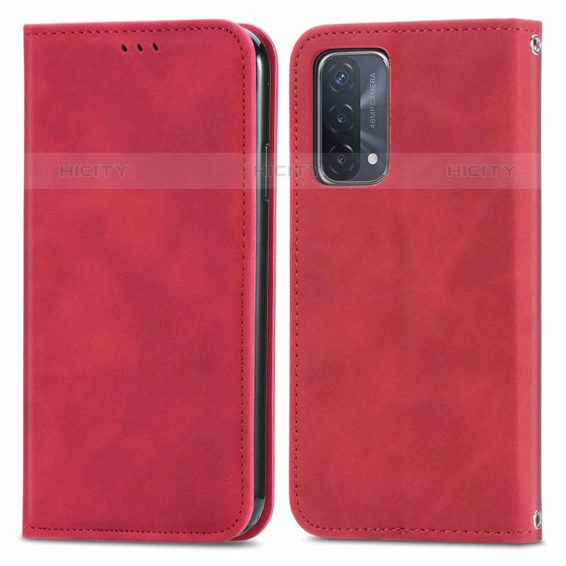 Funda de Cuero Cartera con Soporte Carcasa S04D para Oppo A93 5G