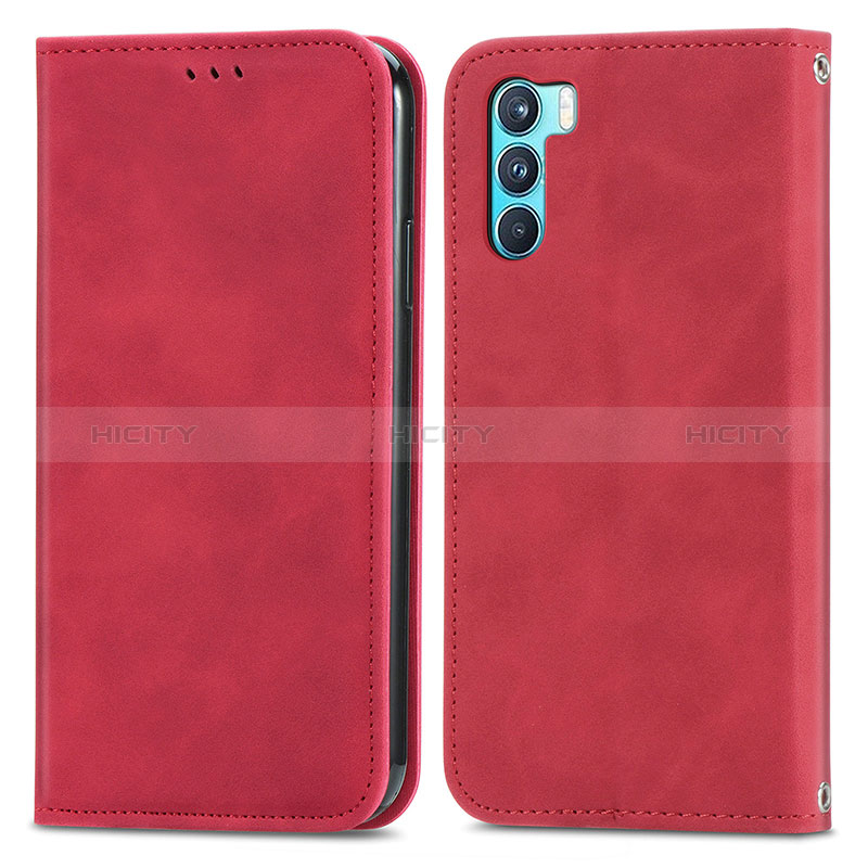 Funda de Cuero Cartera con Soporte Carcasa S04D para Oppo K9 Pro 5G