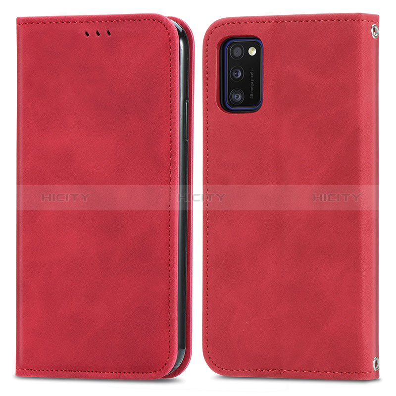 Funda de Cuero Cartera con Soporte Carcasa S04D para Samsung Galaxy A41