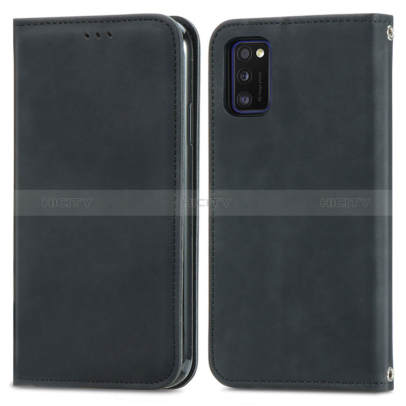 Funda de Cuero Cartera con Soporte Carcasa S04D para Samsung Galaxy A41