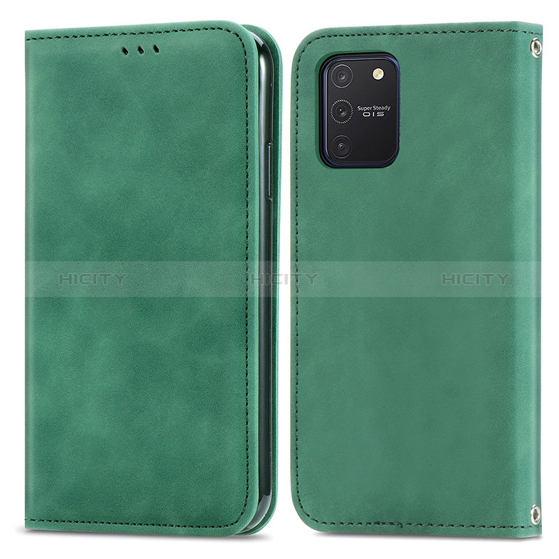 Funda de Cuero Cartera con Soporte Carcasa S04D para Samsung Galaxy S10 Lite