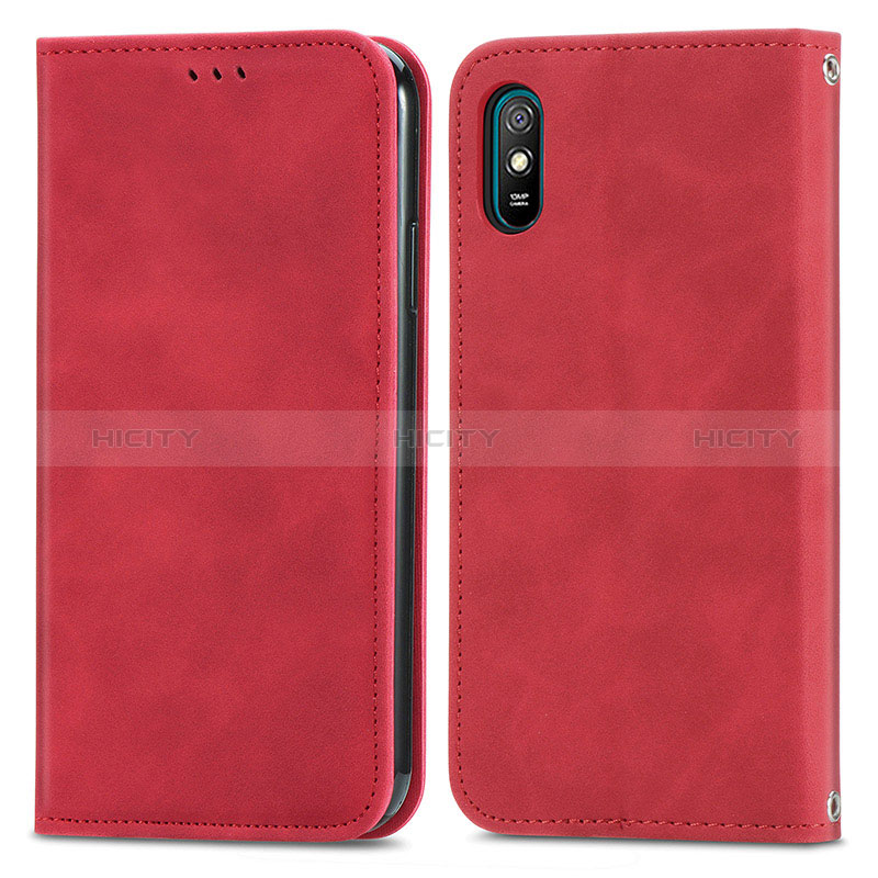 Funda de Cuero Cartera con Soporte Carcasa S04D para Xiaomi Redmi 9A