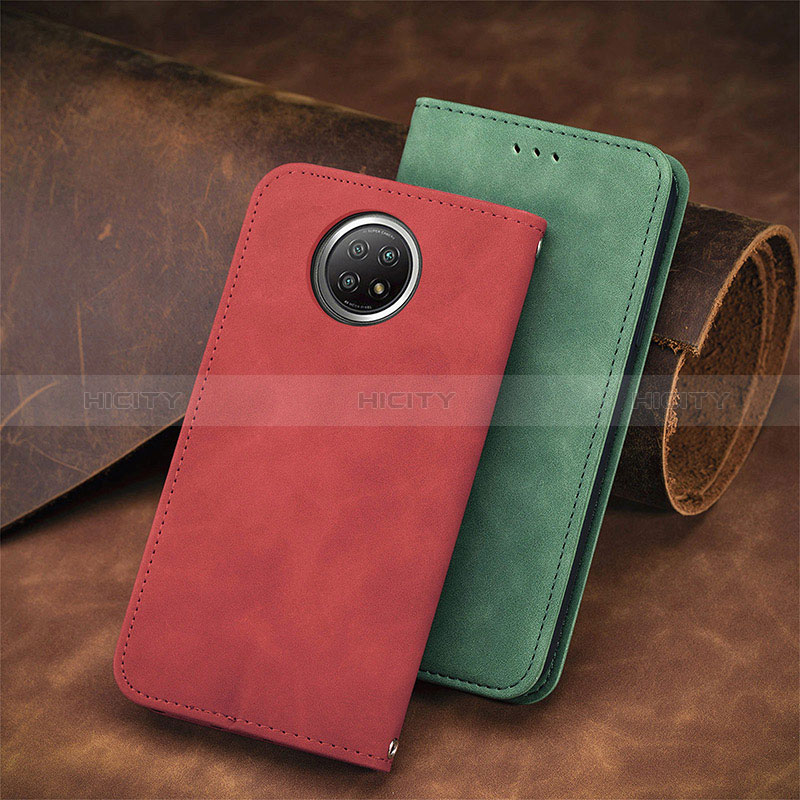 Funda de Cuero Cartera con Soporte Carcasa S04D para Xiaomi Redmi Note 9T 5G